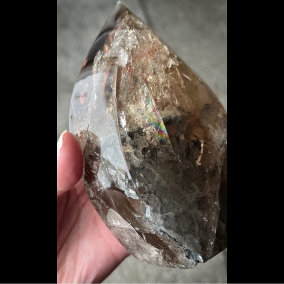 Smoky Garden Quartz Flame - Picture 14 of 17
